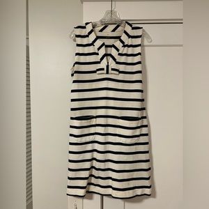 Kate spade blue and white striped dress/summer cover up